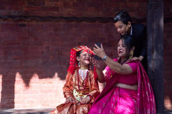 Parade for a living goddess kicks off Nepal festival season